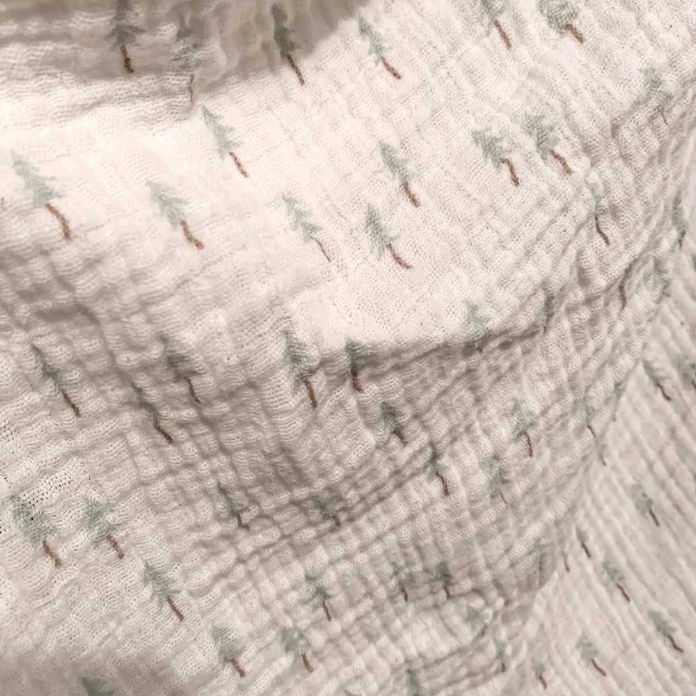Little Trees Cotton Swaddle
